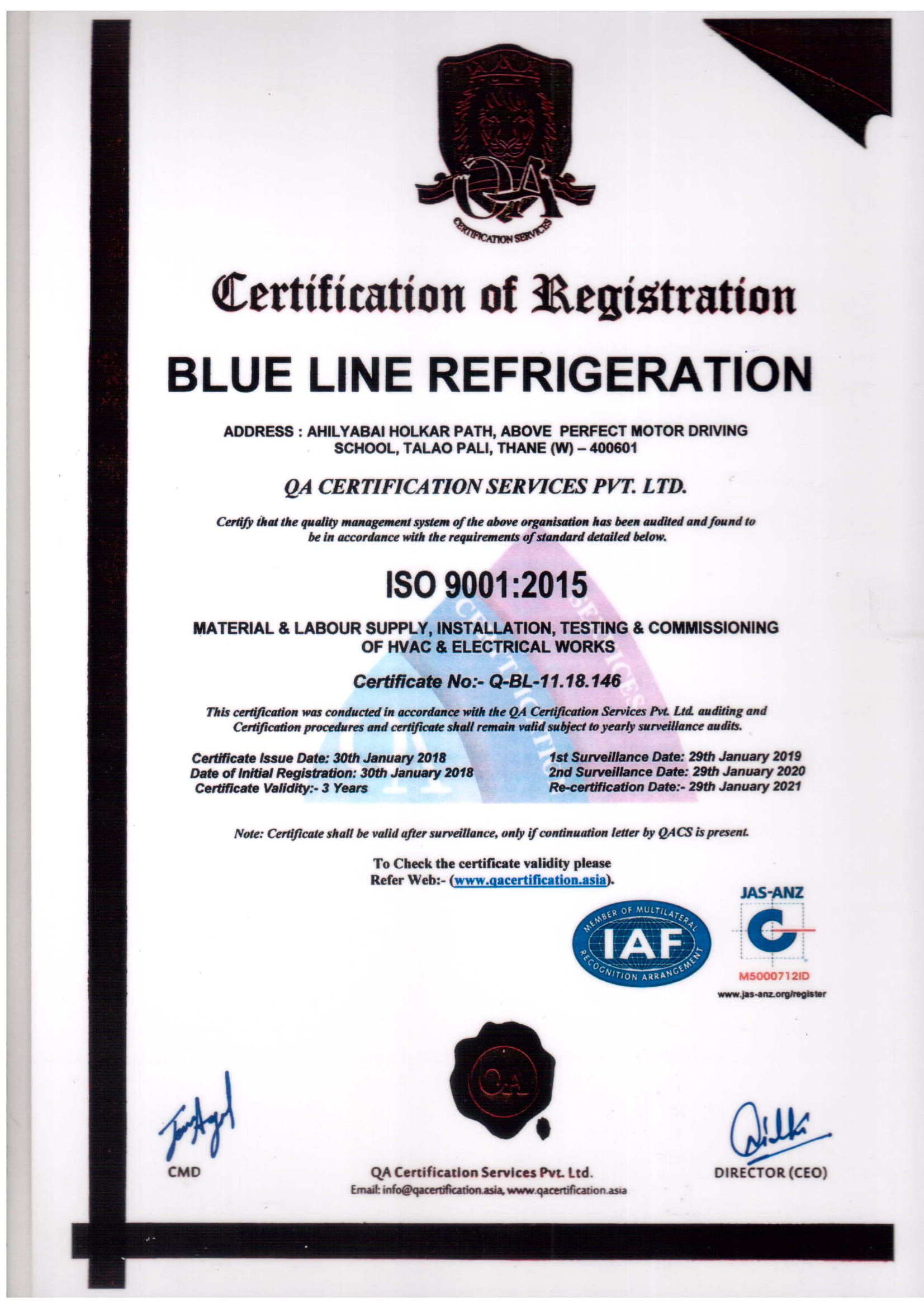 Blue Line Refrigeration